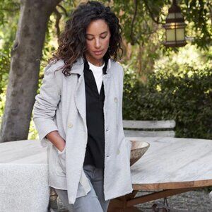 Frank & Eileen BELFAST Sweatshirt Peacoat Triple Fleece - Meduim